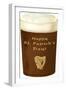 Happy St. Patrick's Day, Beer-null-Framed Art Print