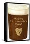 Happy St. Patrick's Day, Beer-null-Framed Stretched Canvas