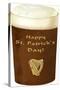 Happy St. Patrick's Day, Beer-null-Stretched Canvas