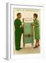 Happy St. Patrick's Day, Green Beer Vending Machine-null-Framed Art Print