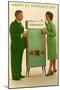 Happy St. Patrick's Day, Green Beer Vending Machine-null-Mounted Art Print