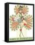 Happy St. Patrick's Day, Woman in Top Hat-null-Framed Stretched Canvas