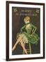 Happy St. Patrick's Day, Woman Showing Legs-null-Framed Art Print