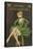 Happy St. Patrick's Day, Woman Showing Legs-null-Framed Stretched Canvas