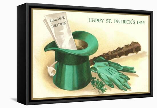 Happy St. Patrick's Day-null-Framed Stretched Canvas