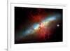 Happy Sweet Sixteen Hubble Telescope Starburst Galaxy M82 Space-null-Framed Photo