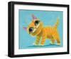 Happy Tabby-K^ Leov-Framed Art Print