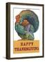 Happy Thanksgiving, Angry Turkey-null-Framed Art Print