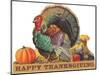 Happy Thanksgiving, Angry Turkey-null-Mounted Art Print