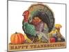 Happy Thanksgiving, Angry Turkey-null-Mounted Art Print