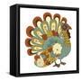 Happy Thanksgiving Beautiful Turkey Card-Alisa Foytik-Framed Stretched Canvas