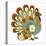 Happy Thanksgiving Beautiful Turkey Card-Alisa Foytik-Stretched Canvas