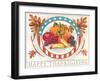 Happy Thanksgiving Fruits-null-Framed Art Print