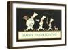 Happy Thanksgiving, Procession of Chefs-null-Framed Art Print