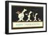 Happy Thanksgiving, Procession of Chefs-null-Framed Art Print