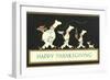 Happy Thanksgiving, Procession of Chefs-null-Framed Art Print