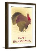 Happy Thanksgiving, Turkey-null-Framed Art Print