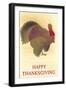 Happy Thanksgiving, Turkey-null-Framed Art Print