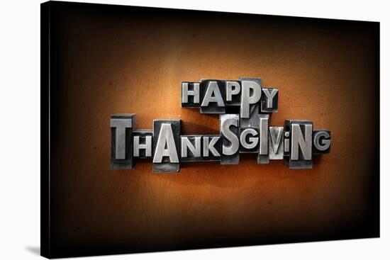 Happy Thanksgiving-enterlinedesign-Stretched Canvas