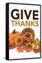 Happy Thanksgiving-Gerard Aflague Collection-Framed Stretched Canvas