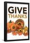 Happy Thanksgiving-Gerard Aflague Collection-Framed Poster