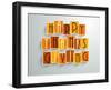 Happy Thanksgiving-aispl-Framed Art Print