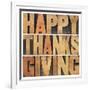 Happy Thanksgiving-PixelsAway-Framed Art Print