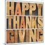 Happy Thanksgiving-PixelsAway-Mounted Art Print