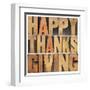 Happy Thanksgiving-PixelsAway-Framed Art Print