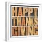 Happy Thanksgiving-PixelsAway-Framed Art Print