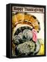 Happy Thanksgiving-Kimberly Allen-Framed Stretched Canvas