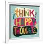 Happy Thoughts II-Cheryl Warrick-Framed Art Print