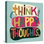 Happy Thoughts II-Cheryl Warrick-Stretched Canvas