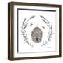 Happy to Bee Home II-Sara Zieve Miller-Framed Art Print