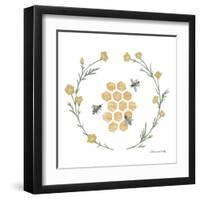 Happy to Bee Home III-Sara Zieve Miller-Framed Art Print