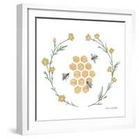 Happy to Bee Home III-Sara Zieve Miller-Framed Art Print