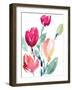 Happy Tulips I-Lanie Loreth-Framed Art Print