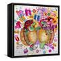 Happy Turtles-Oxana Zaiko-Framed Stretched Canvas