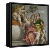 Happy Union (From: Four Allegories of Lov), Ca. 1575-Paolo Veronese-Framed Stretched Canvas