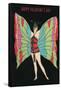 Happy Valentine's Day, Butterfly Woman-null-Framed Stretched Canvas