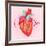 Happy Valentine's Day Card with Heart-karnoff-Framed Art Print