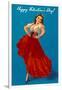 Happy Valentine's Day, Flamenco Dancer-null-Framed Art Print