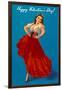 Happy Valentine's Day, Flamenco Dancer-null-Framed Art Print