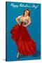 Happy Valentine's Day, Flamenco Dancer-null-Stretched Canvas