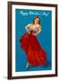 Happy Valentine's Day, Flamenco Dancer-null-Framed Art Print