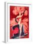 Happy Valentine's Day, Showgirl-null-Framed Art Print