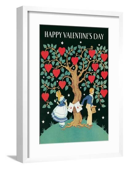 Happy Valentine's Day--Framed Art Print