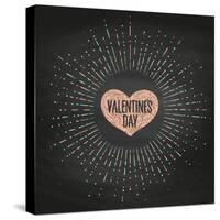 Happy Valentine's Day-foxysgraphic-Stretched Canvas