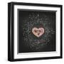 Happy Valentine's Day-foxysgraphic-Framed Art Print