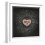 Happy Valentine's Day-foxysgraphic-Framed Art Print